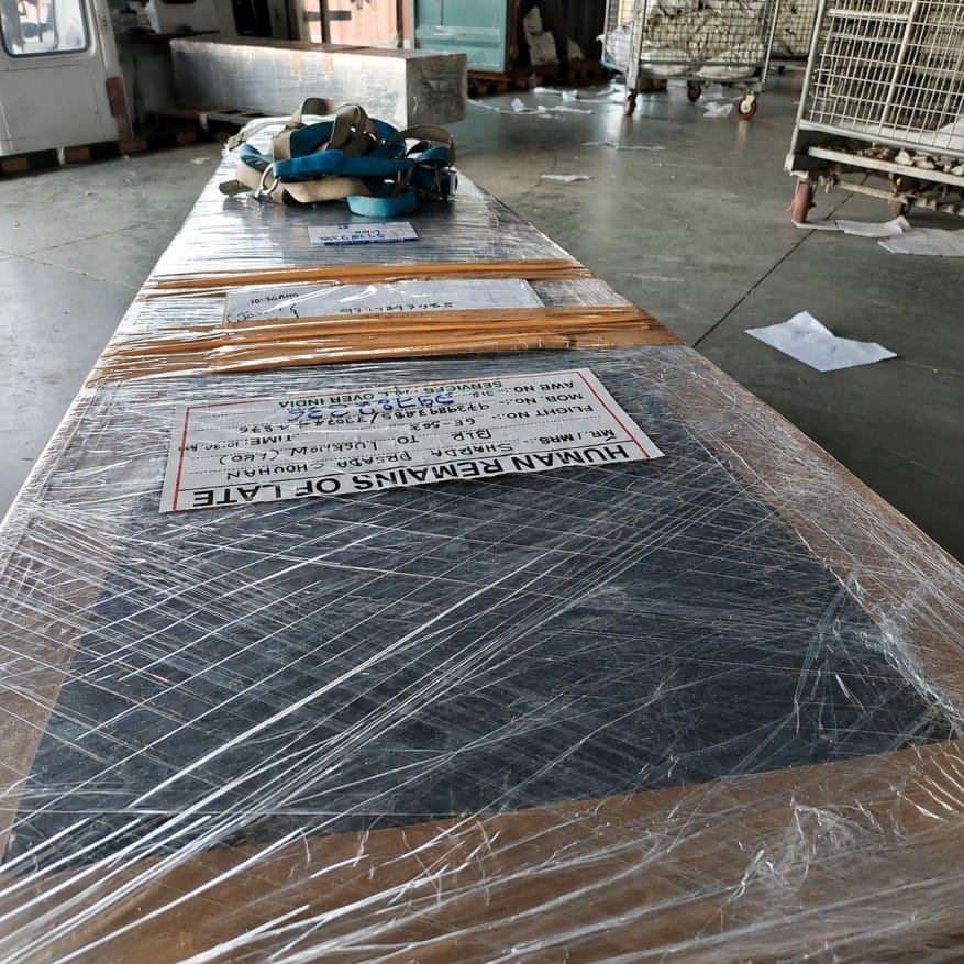 Dead body transportation from Bangalore to Lucknow with documentation and air cargo support