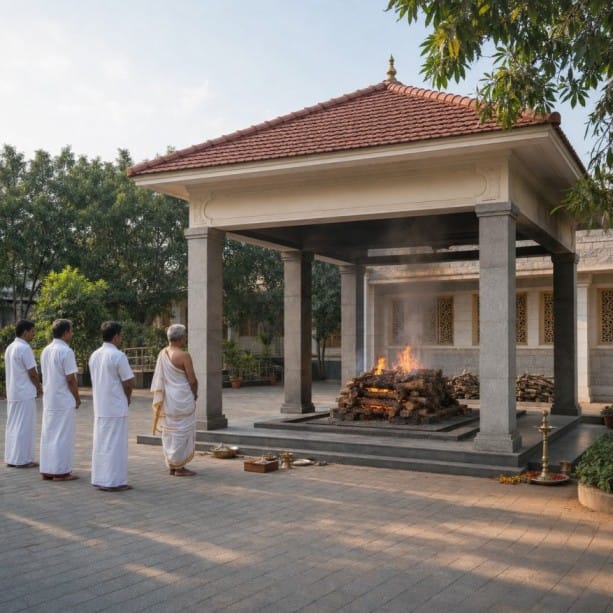 Hearse van for cremation services in Banashankari Bangalore
